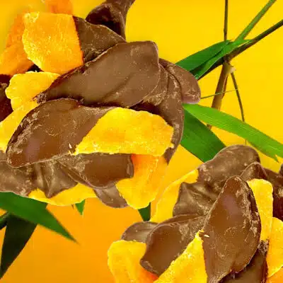 MAGNIFERA DULCE/Mangos gedippt in "HELLER" Glasur