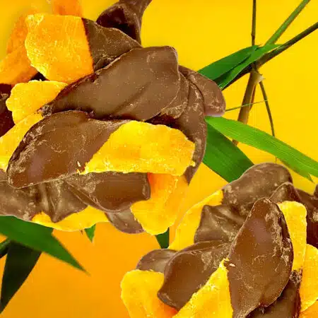 MAGNIFERA DULCE/Mangos gedippt in "HELLER" Glasur